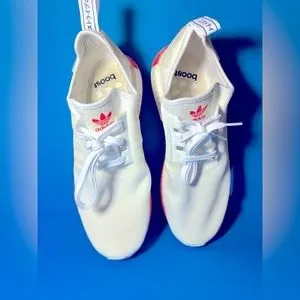 adidas | Shoes | Men Nmd R Graffiti Cloud White Signal Coral Size 12 |  Poshmark
